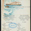 LUNCH [held by] NORDDEUTECHER LLOYD BREMEN [at] SS KAISER WILHELM DER GROSSE (SS;)