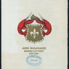 DAILY MENU [held by] JOHN WANAMAKER [at] "BROADWAY & 10TH STREET, NEW YORK, [NY]" (OTHER: DEPARTMENT STORE)