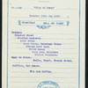 BREAKFAST [held by] PACIFIC MAIL STEAMSHIP COMPANY [at] SS CITY OF PARA (SS;)