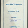 DINNER] [held by] PACIFIC MAIL STEAMSHIP COMPANY [at] SS CITY OF PARA (SS;)