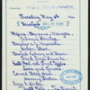 BREAKFAST [held by] PACIFIC MAIL STEAMSHIP COMPANY [at] SS RIO DE JANEIRO (SS;)
