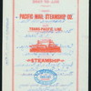 DINNER] [held by] PACIFIC MAIL STEAMSHIP COMPANY [at] SS RIO DE JANEIRO (SS;)