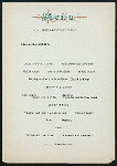 DINNER] [held by] NORDDEUTSCHER LLOYD BREMEN [at] SCHNELLDAMPFER DAISER WILHELM DER GROSSE (SS;)