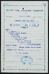 BREAKFAST [held by] PACIFIC MAIL STEAMSHIP COMPANY [at] SS CITY OF PARA (SS;)