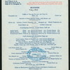SUPPER [held by] UNION PACIFIC DINING CAR SERVICE [at]  (RR;)