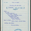 BREAKFAST [held by] PACIFIC MAIL STEAMSHIP COMPANY [at] SS CITY OF PARA (SS;)