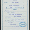 LUNCH [held by] PACIFIC MAIL STEAMSHIP COMPANY [at] SS CITY OF PARA (SS;)