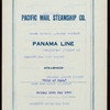 DINNER] [held by] PACIFIC MAIL STEAMSHIP COMPANY [at] SS CITY OF PARA (SS;)