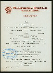 BREAKFAST [held by] PENNSYLVANIA RAILROAD DINING CARS [at]  (RR;)
