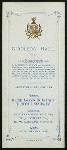 LUNCHEON TO THE SECRETARY OF STATE AND MEMBERS OF THE COUNCIL OF INDIA, IN COMMEMORATION OF THE UNIQUE PERSIAN CARPET, PRESENTED IN 1634 TO THE WORSHIPFUL COMPANY OF GIRDLERS BY THE MASTER, MR. ROBERT BELL, ONE OF THE FIRST DIRECTORS OF THE GOVERNOR AND C [held by] [WORSHIPFUL COMPANY OF GIRDLERS] [at] GIRDLERS' HALL (OTHER:)