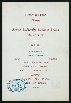 DINNER TO BROWN UNIVERSITY DEBATING TEAMS [held by] UNIVERSITY CLUB [at] "[PROVIDENCE, R.I.]" (OTHER (CLUB);)