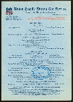 LUNCHEON [held by] UNION PACIFIC DINING CAR SERVICE [at]  (RR;)