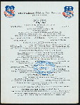 SUPPER [held by] UNION PACIFIC DINING CAR SERVICE [at]  (RR;)