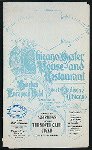 MENU [held by] CHICAGO OYSTER HOUSE AND RESTAURANT [at] "CHCAGO, IL" (REST;)