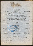 SUPPER MENU [held by] BURNET HOUSE [at] "CINCINNATI, OH" (HOT;)