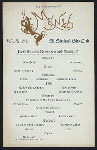 1ST ANNUAL RE-UNION BANQUET [held by] ST. STEPHEN'S GLEE CLUB [at] """THE ARGYLE"" 308 FULTON ST.,BROOKLYN, NY" (REST;)