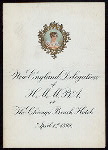 DINNER [held by] NEW ENGLAND DELEGATION OF H.M.M.B.A. [at] CHICAGO BEACH HOTEL (HOTEL;)