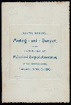 NINTH ANNUAL MEETING AND BANQUET [held by] HORNELLSVILLE MEDICAL AND SURGICAL ASSOCIATION [at] OSBORNE HOUSE (HORNELLSVILLE NY?) (HOTEL;)