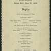 40TH ANNIVERSARY [held by] CLASS OF 1858 OF HARVARD COLLEGE [at] "UNION CLUB, (?)" (OTHER (CLUB);)