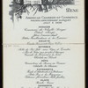 FOURTH ANNIVERSARY DINNER, JULY FOURTH [held by] AMERICAN CHAMBER OF COMMERCE [at]