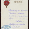 LUNCH [held by] (KING UMBERTO) [at] "(ROME,ITALY)"