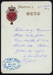 LUNCH [held by] (KING UMBERTO) [at] "(ROME,ITALY)"