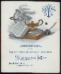 DINNER TO THE NEW YORK STATE STENOGRAPHERS' ASSOCIATION [held by] ALBANY MEMBERS OF THE NEW YORK STATE STENOGRAPHERS'ASSOCIATION [at] "AVERILL PARK, NY"