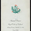 ANNUAL DINNER [held by] ROYAL ORDER OF SCOTLAND [at] "GRAND HOTEL, [CINCINNATI, OH]" (HOT;)