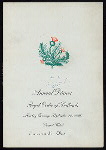 ANNUAL DINNER [held by] ROYAL ORDER OF SCOTLAND [at] "GRAND HOTEL, [CINCINNATI, OH]" (HOT;)