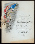 DINNER TENDERED TO OFFICERS OF SIXTH INFANTRY, U.S.A. [held by] CITIZENS OF CINCINNATI [at] "ST. NICHOLAS HOTEL, CINCINNATI, OH" (HOT;)