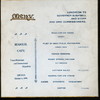 LUNCHEON TO GOVERNOR BUSHNELL AND STAFF AND OHIO COMMISSIONERS [held by] TRANS-MISSISSIPPI AND INTERNATIONAL EXPOSITION [at] "MARKEL CAFE, OMAHA,[NE]" (REST;)