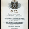 DINNER TO SOLDIERS AND SAILORS OF THE SPANISH AMERICAN WAR [held by] PHI GAMMA DELTA [at] "HOTEL SAVOY, NY" (HOTEL;)