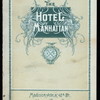 SUPPER TO AMERCICAN WAREHOUSEMENS' ASSOCIATION [held by] WAREHOUSEMENS' ASSOCIATION OF THE PORT OFNEW YORK AND THE NEW YORK FURNITURE WAREHOUSEMENS' ASSOCIATION [at] "HOTEL MANHATTAN; MADISON AVE. AND 42ND ST., NY" (HOTEL;)
