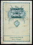 SUPPER TO AMERCICAN WAREHOUSEMENS' ASSOCIATION [held by] WAREHOUSEMENS' ASSOCIATION OF THE PORT OFNEW YORK AND THE NEW YORK FURNITURE WAREHOUSEMENS' ASSOCIATION [at] "HOTEL MANHATTAN; MADISON AVE. AND 42ND ST., NY" (HOTEL;)