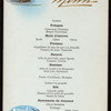 DINNER] [held by] ? [at] "DELMONICO'S, NEW YORK, NY" (HOTEL)