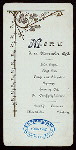 BANQUET [held by] [PRIVATE] [at] COPENHAGEN (?)