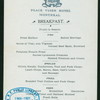 BREAKFAST [held by] PLACE VIGER HOTEL [at] "MONTREAL, CANADA" (HOTEL)