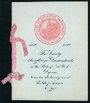 DINNER [held by] SOCIETY OF MAYFLOWER DESCENDENTS [at] "WALDORF-ASTORIA, NY" (HOTEL;)