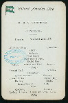 LUNCHEON [held by] HOLLAND-AMERICAN LINE [at] R.M.S. ROTTERMAN (SS;)