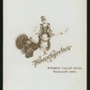 THANKSGIVING DAY DINNER [held by] WYOMING VALLEY HOTEL [at] "WILKES-BARRE, PA" (HOTEL)