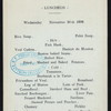 LUNCHEON MENU [held by] HOLLAND-AMERICAN LINE [at] R.M.S. ROTTERDAM (SS)