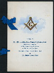 DINNER TO RT. REV. HENRY C. POTTER, PAST GRAND CHAPLAIN [held by] GRAND LODGE OF MASONS OF THE STATE OF NEW YORK [at] UNION LEAGUE CLUB (OTHER (CLUB);)