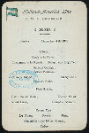 DINNER [held by] HOLLAND-AMERICAN LINE [at] RMS-ROTTERDAM (SS;)