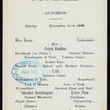 LUNCHEON [held by] HOLLAND-AMERICA LINE [at] R.M.S. ROTTERDAM (SS)