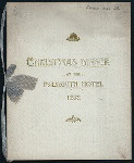 30TH CHRISTMAS DINNER [held by] FALMOUTH HOTEL [at] "PORTLAND, ME" (HOT;)