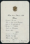 DINNER [held by] ENGLISH EMBASSY [at] "ST. PETERSBURG,[RUSSIA]" (FOR;)