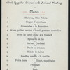 171ST DINNER & ANNUAL MEETING [held by] THIRTEEN CLUB [at] "BENJAMIN TRIER REST.,ROOF GARDEN,143 LIBERTY ST. NY" (REST;)