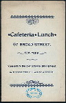 LUNCH [held by] CAFETERIA [at] "57 BROAD STREET, NY" (CAFETERIA)