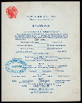 BREAKFAST [held by] NEW YORK CENTRAL [at] DINING CAR SERVICE (RR)