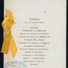 DINNER [held by] ? [at] ?